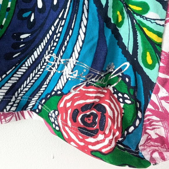 Desigual Girl's Sequin Lace Flowers T-shirt 13-14 Yo - Picture 4 of 8